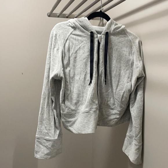 lululemon athletica Sweaters - Velvet cropped Lululemon hoodie